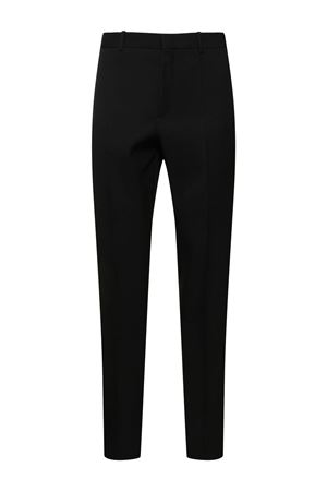 Pantaloni affusolati in lana vergine nero JIL SANDER | J21KA0218J40201001